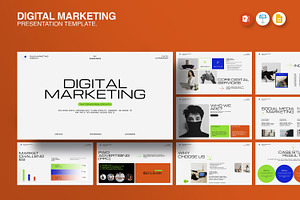 Digital Marketing Presentation, a Presentation Template by evgenystudio
