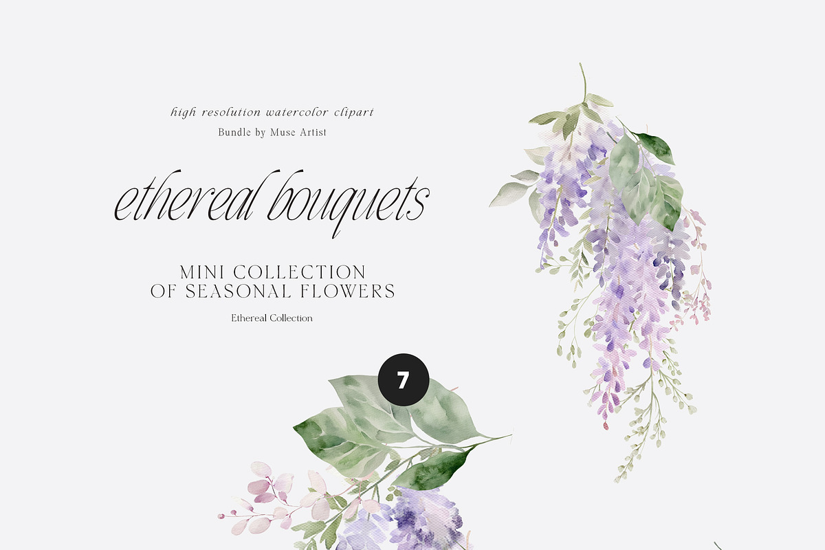 SPRING BOX Watercolor Bundle 400+, a Decorative Illustration by Muse Artist (Photo 20 of 99)