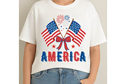 USA Flag Coquette America Png SVG, an Object Graphic by EllaMaiyaali (Thumbnail 3 of 6)