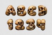 Skull Font, a Handwritten Font by Handmadefont (Thumbnail 10 of 10)