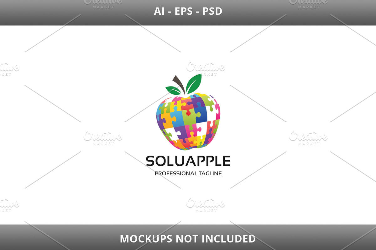 Solution Apple Logo, a Branding & Logo Template by Design_Planet (Photo 2 of 3)