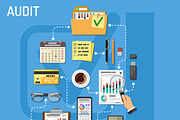 Auditing, Tax, Accounting Concepts, a Finance Illustration by TAlex (Thumbnail 2 of 7)