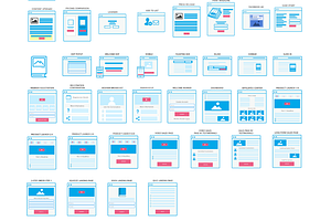 Sales Funnel Kit Icon Set Updated