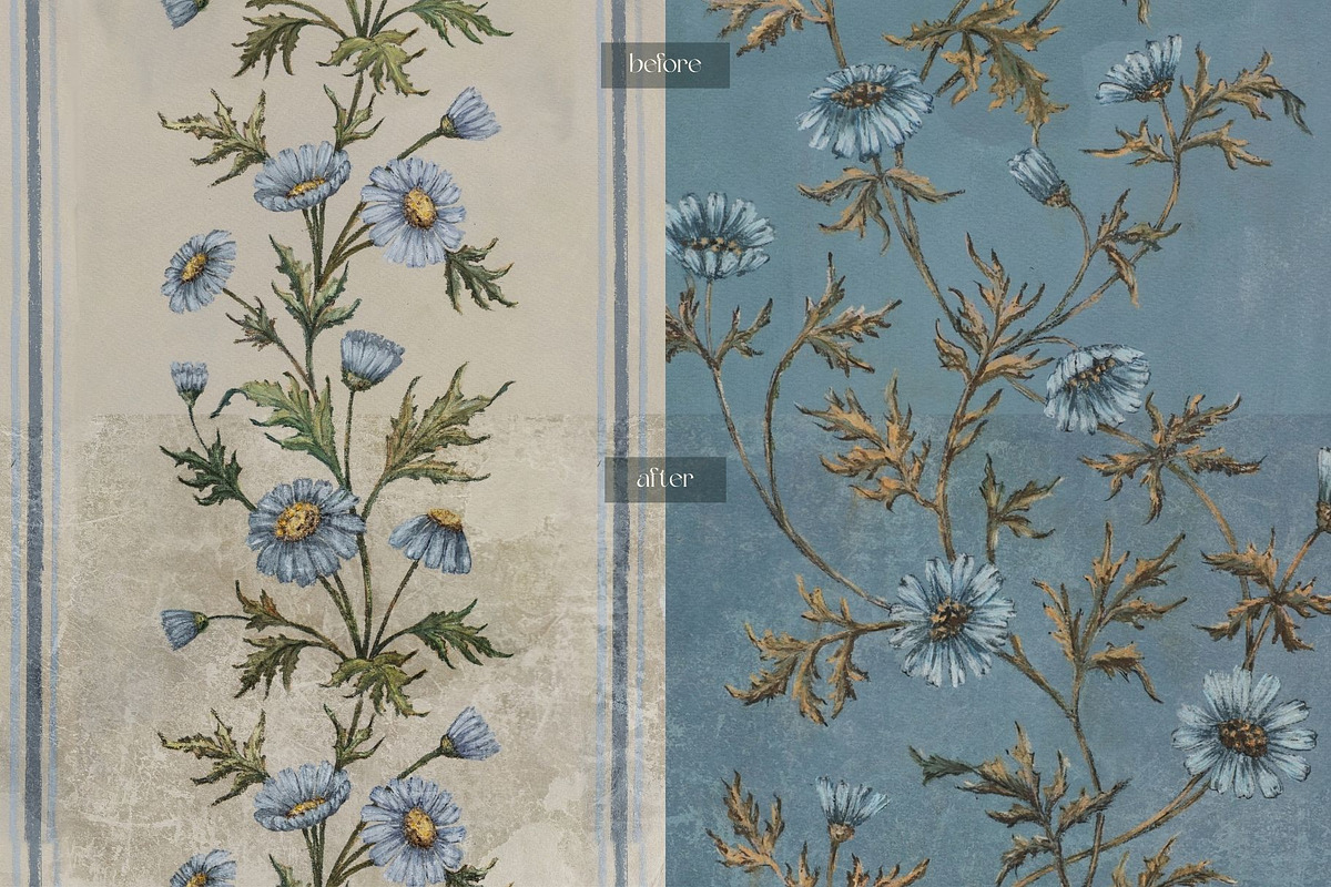 Aged Paper Layered Seamless Textures, a Pattern Graphic by MouseGrey (Photo 6 of 6)
