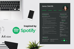 Professional Resume Template, a Resume Template by themosaic.design