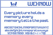 Slide Show font, a Sans Serif Font by weknow (Thumbnail 4 of 8)