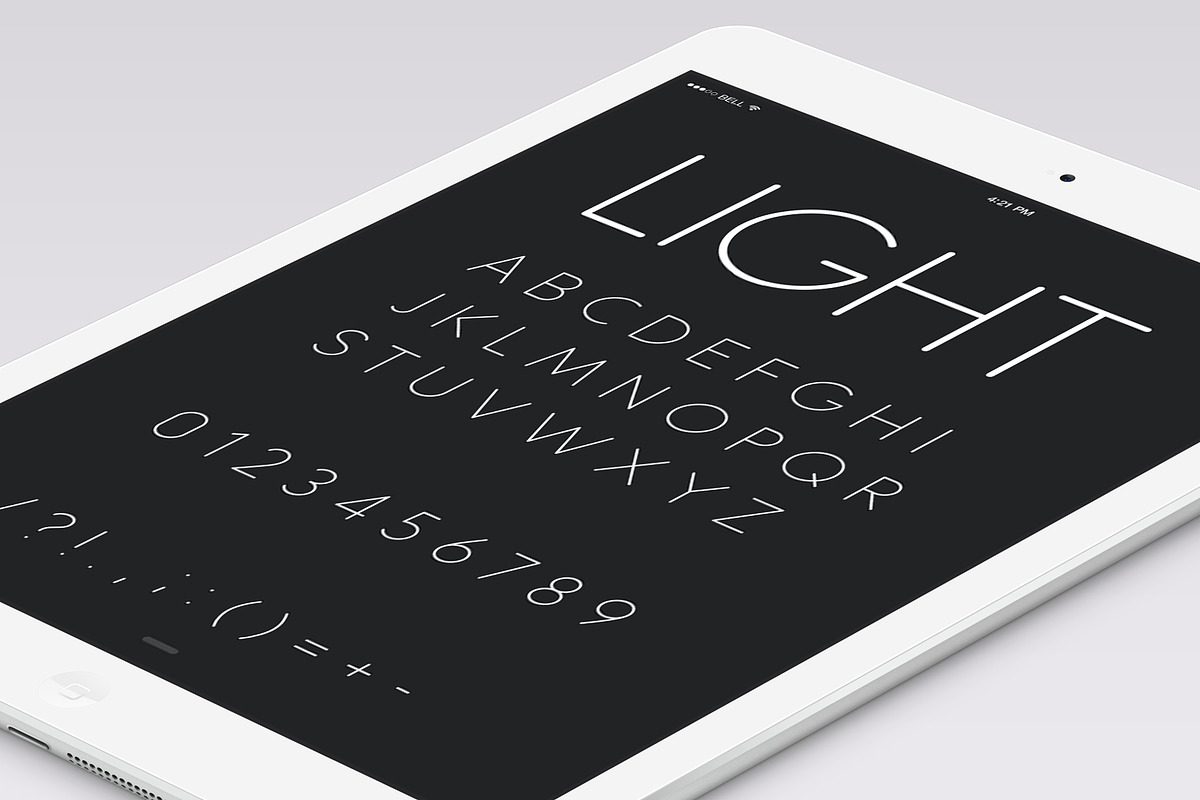 Rounded Font preview 3