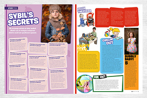 Kids Magazine Template