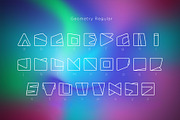 Geometry Neon Color Font, a Symbol Font by Alex Blogoodf (Thumbnail 3 of 9)