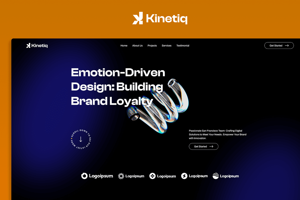 Kinetiq – Figma Template for Agency, an UI Kit Template by Flow Samurai Templates (Photo 3 of 5)