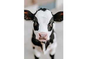 Adorable holstein calf with black, an Animal Photo by Lermont51