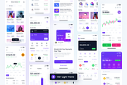Finline - Investment & Finance App, an UI Kit Template by Unpixel Design (Thumbnail 3 of 6)
