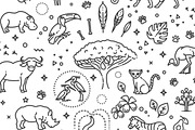 Vector African Animals, an Animal Illustration by Tettygreen (Thumbnail 2 of 3)