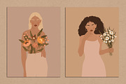Flower Girls Abstract Posters, a Decorative Illustration by Miracles Everywhere (Thumbnail 4 of 5)