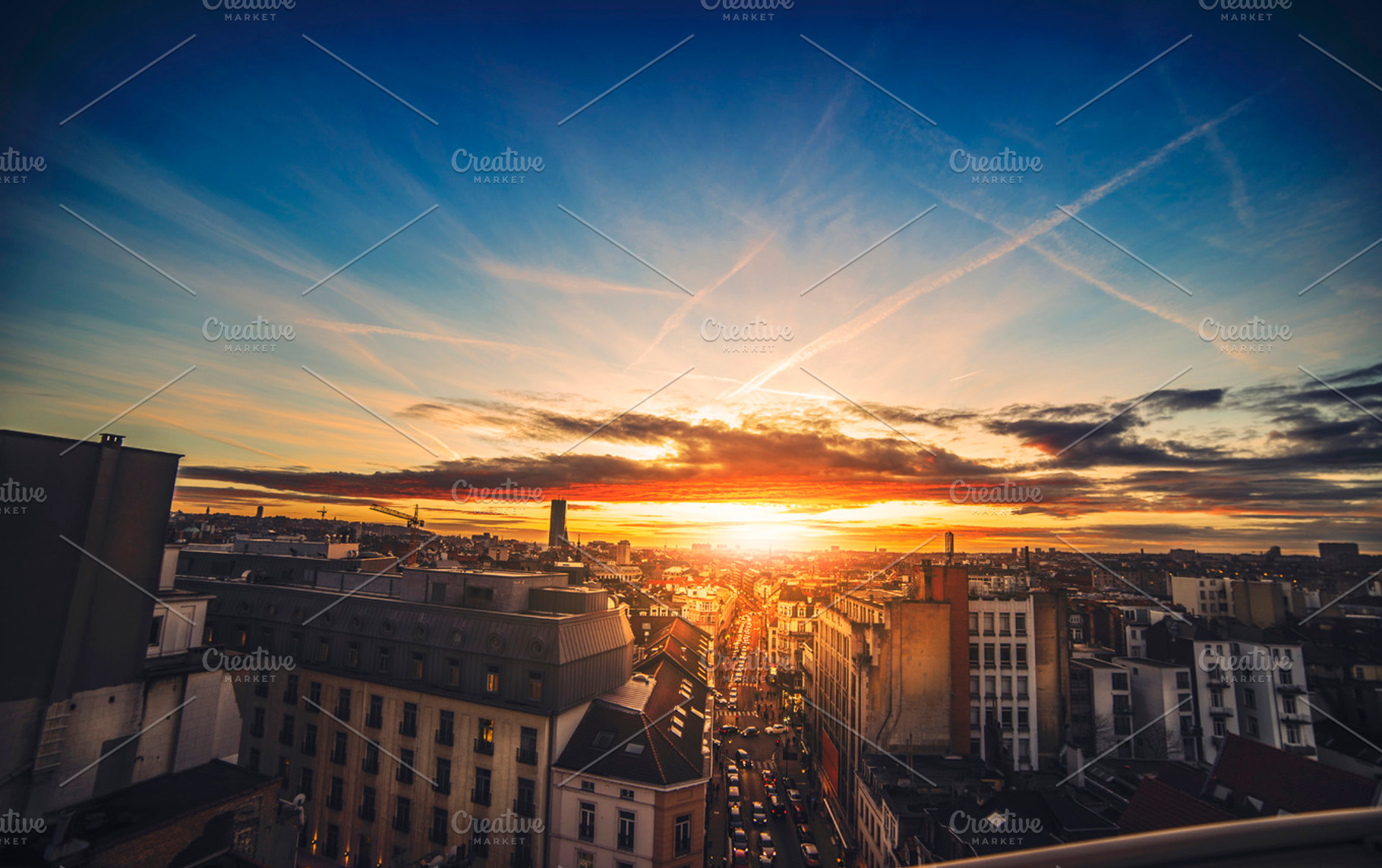 Brussels Sunset