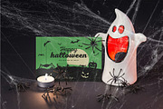 Halloween Card Mock-up, an Advertising Mockup by zippypixelstudio (Thumbnail 8 of 13)