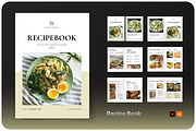 Cookbook & Recipe Book Template, a Magazine Template by Annora Studio (Thumbnail 1 of 6)