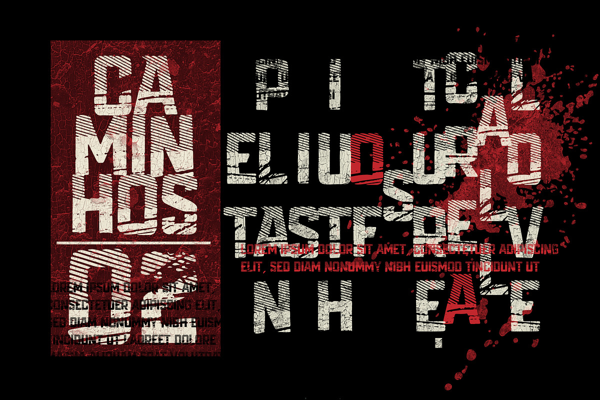 Caminhos, a Font by vtks design (Photo 1 of 2)