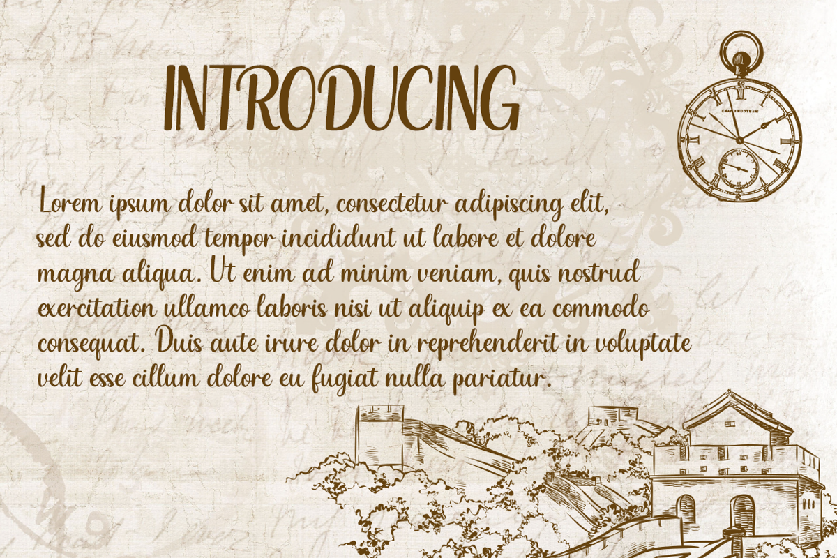 Vintage Wondering, a Handwritten Font by cocodesign (Photo 2 of 7)