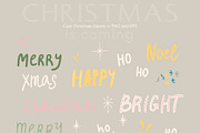 Christmas is coming! Cute cliparts, a Seasonal Illustration by Volha Studio (Thumbnail 11 of 13)