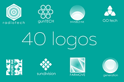 40 tech logos, a Branding & Logo Template by airunreal (Thumbnail 1 of 3)