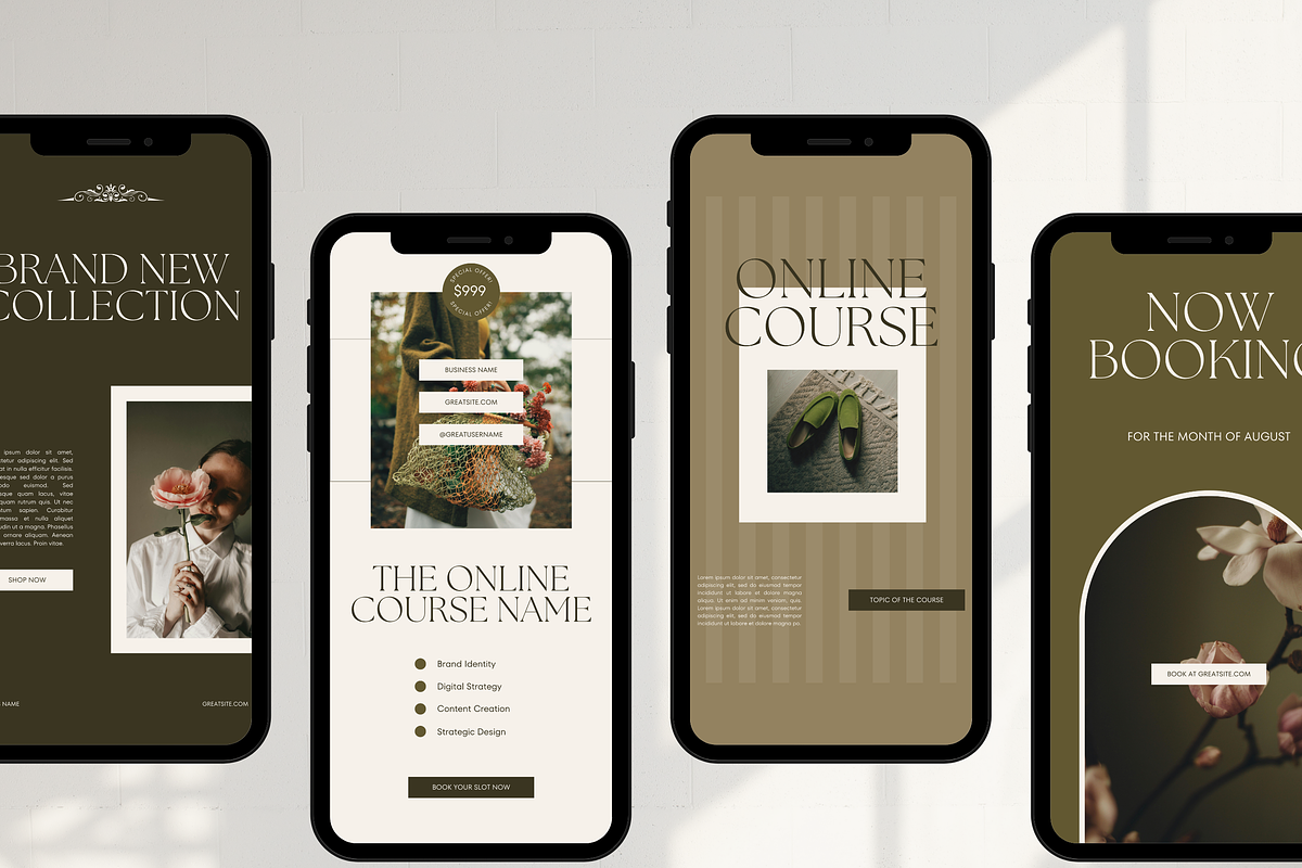 Modern Instagram Stories Posts Canva, a Social Media Template by Branding Babe Co. (Photo 5 of 7)