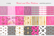 Heart Bows Ribbon Watercolor Clipart, a Decorative Illustration by Fresh art by Larysa (Thumbnail 8 of 13)