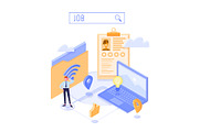 Vector Job Agency Set, a Person Illustration by Zonda (Thumbnail 7 of 13)