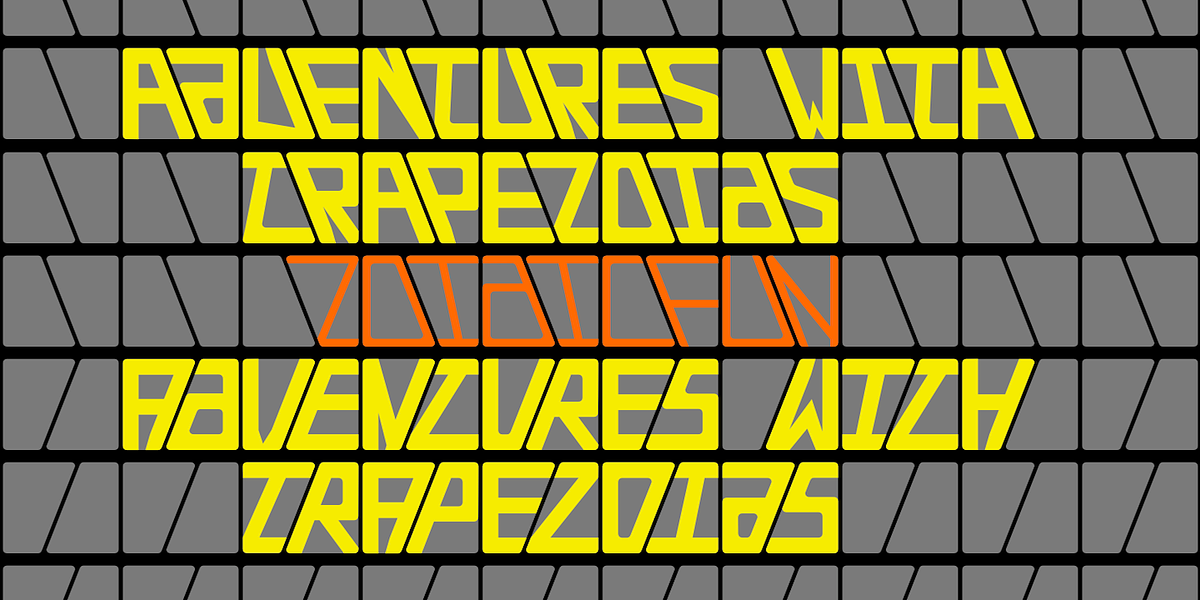 ZoidicFun, a Sans Serif Font by Ingrimayne Type (Photo 1 of 9)