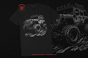 10 Bundle Dark Art Dirt Jeep Car Off, an Illustration by Morspective (Thumbnail 2 of 7)