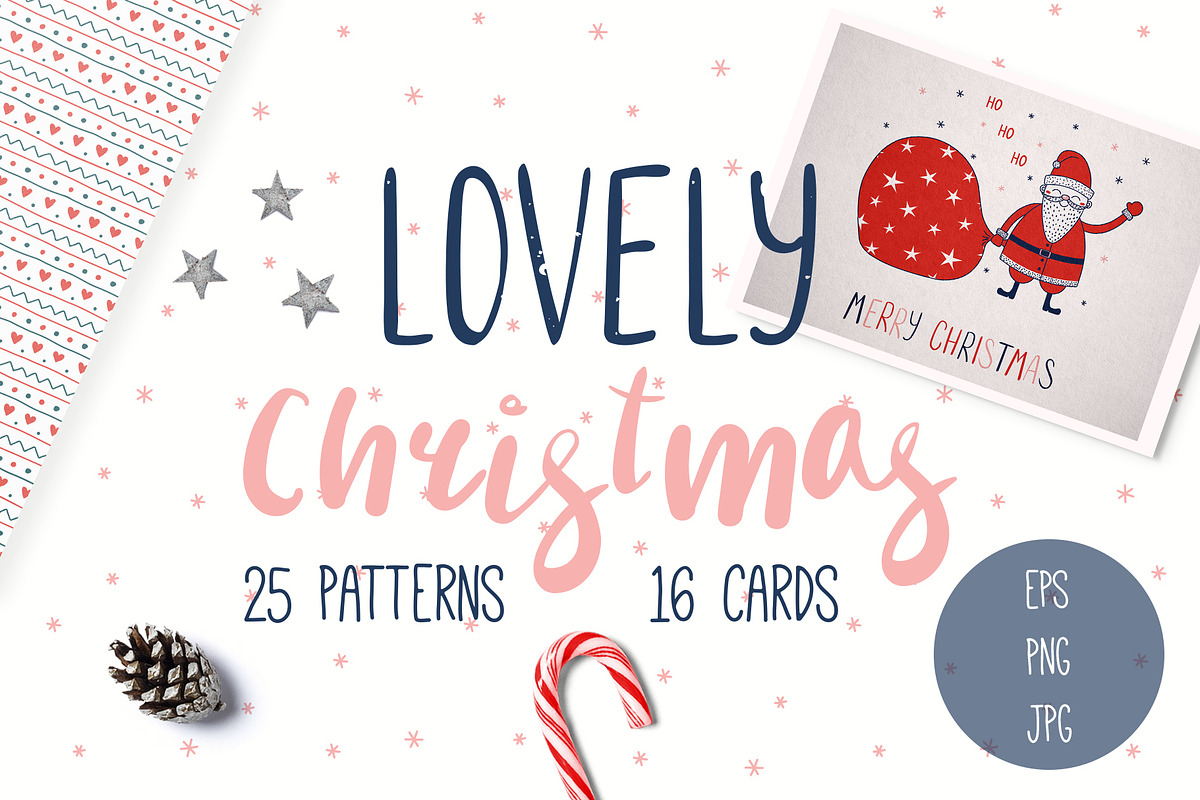 Christmas Bundle Cute Illustrations, a Seasonal Illustration by sceptical cactus (Photo 57 of 62)