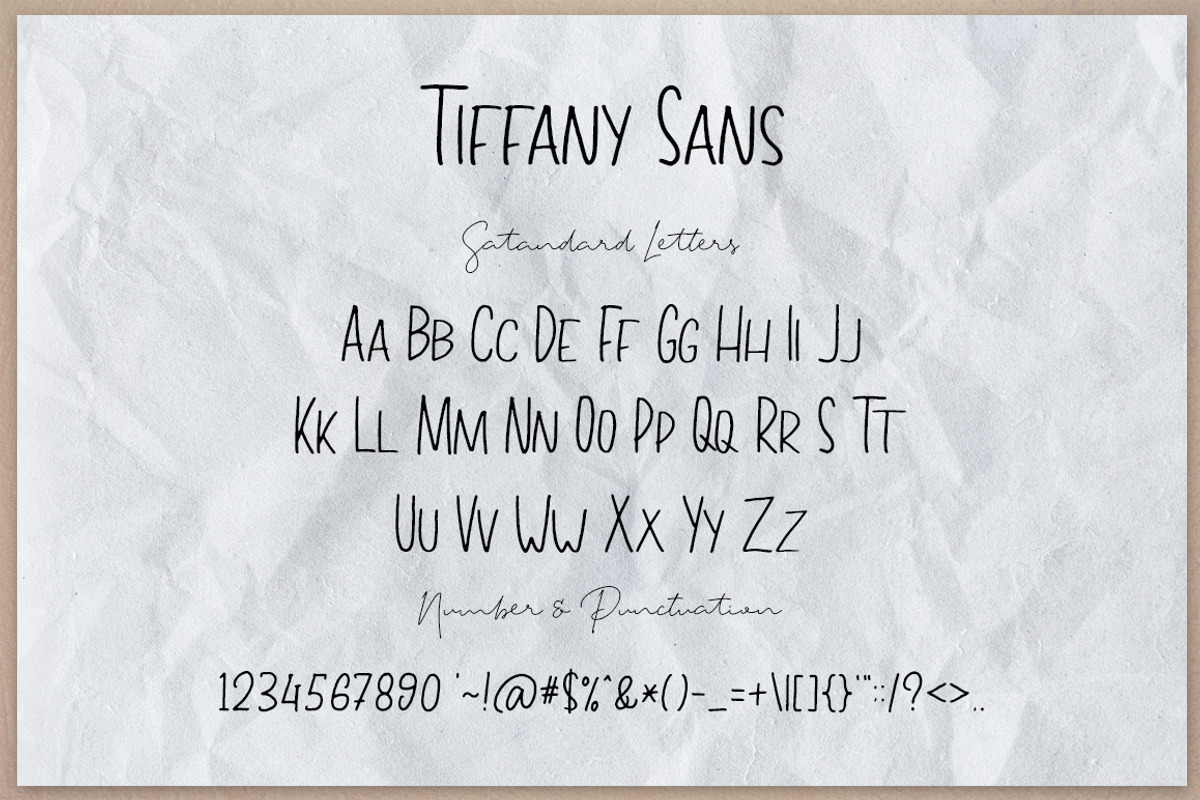 Tiffany Script, a Script Font by Ardyanatypes (Photo 13 of 13)