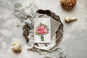 PEONY watercolor clip art & patterns, an Object Graphic by Jeanna Draw (Thumbnail 14 of 15)