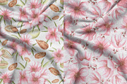 Blossoming Almond watercolor clipart, a Food Illustration by susie-p-art (Thumbnail 16 of 18)