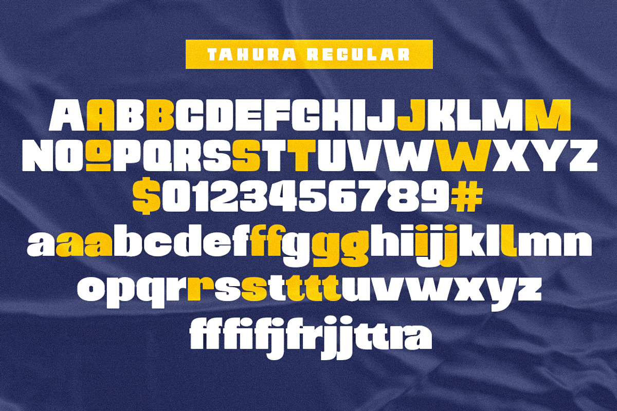 Tahura, a Sans Serif Font by Dora Typefoundry (Photo 11 of 15)