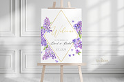 Watercolor Lilac Floral Clipart, a Decorative Illustration by ReachDreams (Thumbnail 4 of 10)