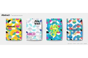 Geometric Style Brochure Set