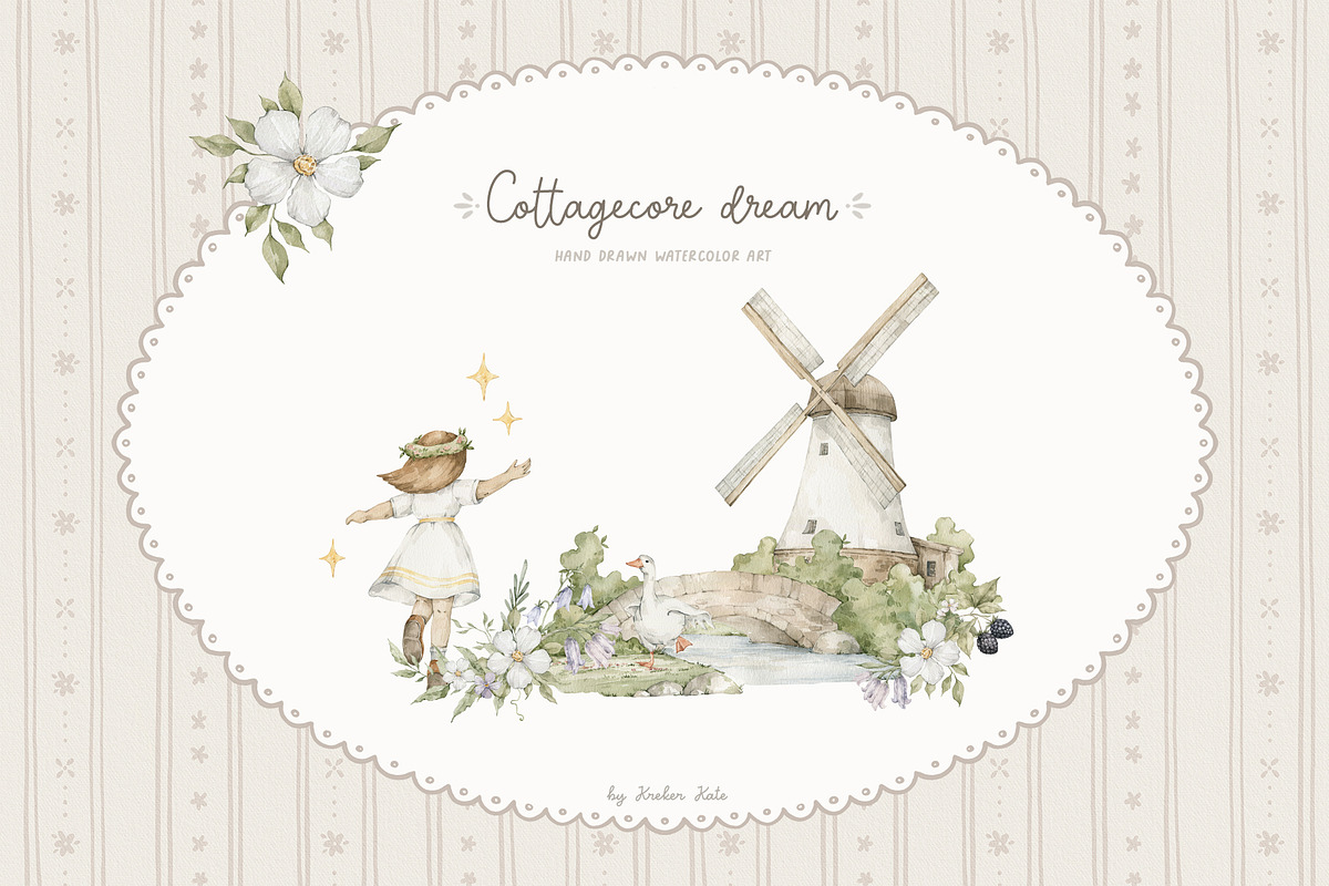 Cottagecore Dream. Animals & nature, an Animal Illustration by Kreker Kate (Photo 15 of 15)