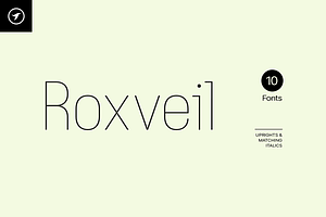 ROXVEIL - Unique Display Font