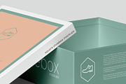 Square Shoe Box Mockup - 8 views, a Cups & Container Mockup by Illusiongraphic (Thumbnail 17 of 20)