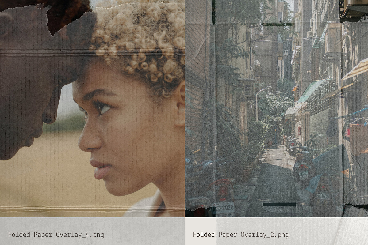 Folded: Paper Crease Overlays, a Texture Graphic by Anastasiia VNSK (Photo 16 of 19)