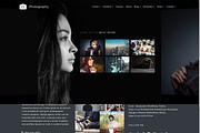 Photography Gallery WordPress Theme, a WordPress Template by Visualmodo (Thumbnail 3 of 21)