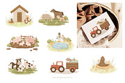 Family Farm animals baby collection, an Animal Illustration by polikarpovaart (Thumbnail 5 of 14)