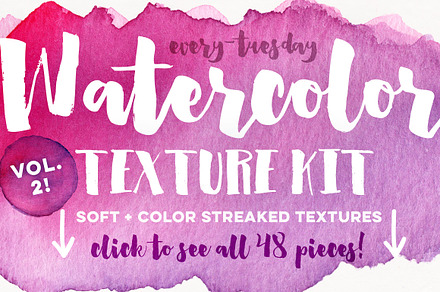 Watercolor Texture Kit Vol. 2