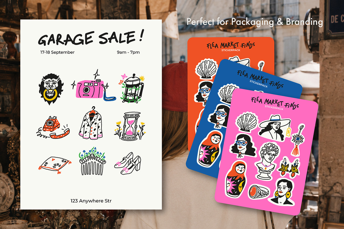 Flea Market Finds: 110 Illustrations, an Object Illustration by Olly Kava (Photo 10 of 11)