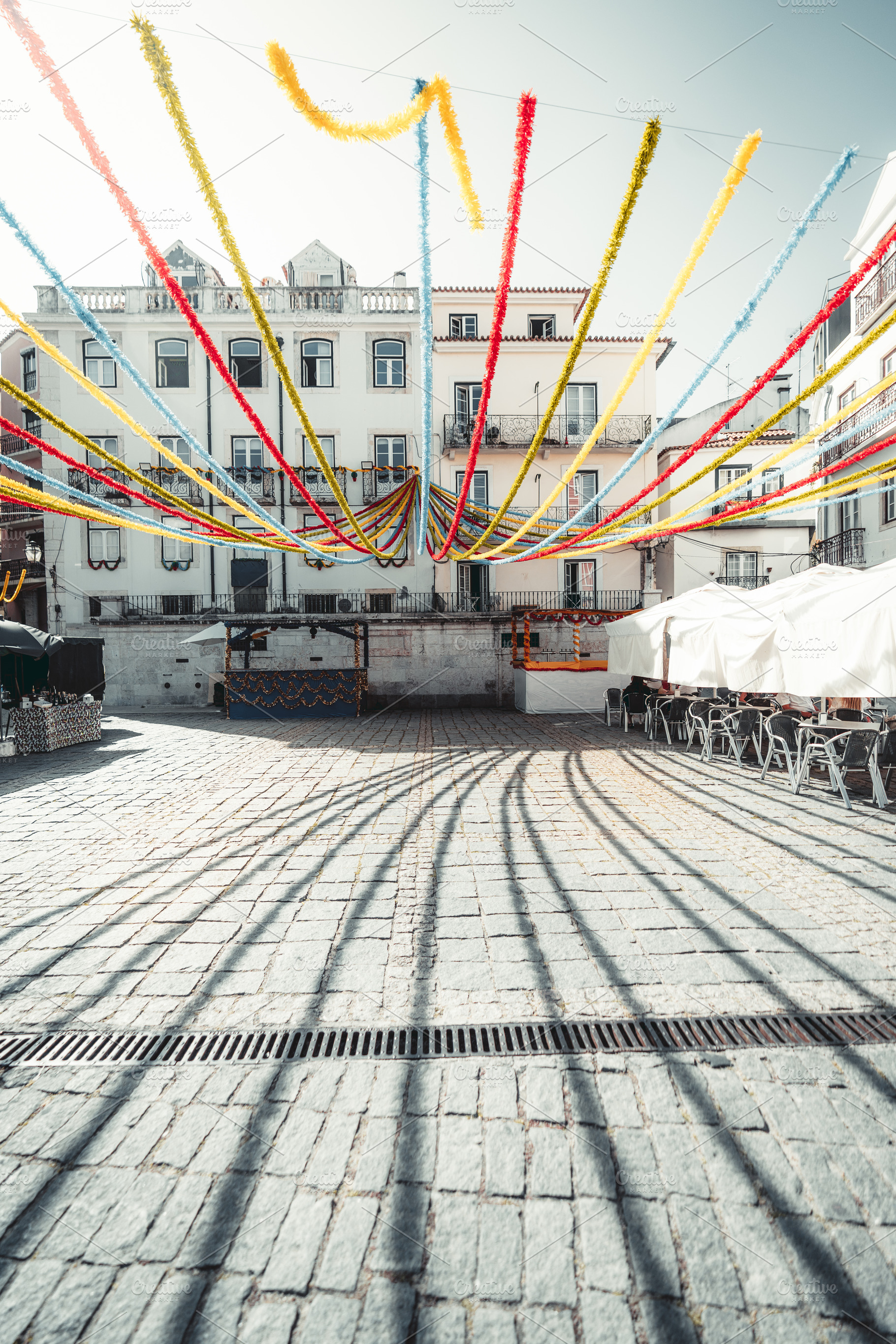 Lisbon Square Festival Decor, a Holiday Photo by SkyNext