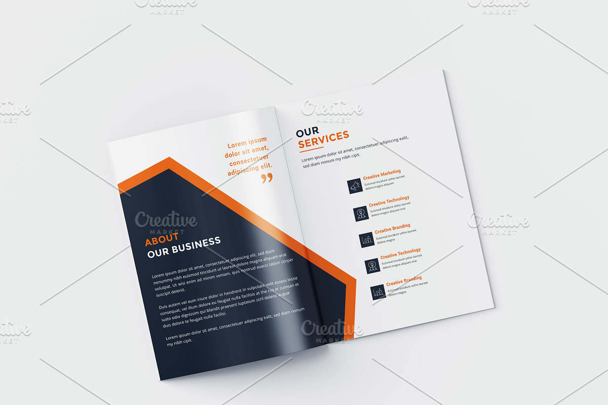 Company Profile | Brochure Template, a Brochure Template by MD Foysal Hossain (Photo 3 of 9)