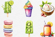 Summer Sweet Treats Clipart, an Illustration by Black Bird Studio (Thumbnail 4 of 6)