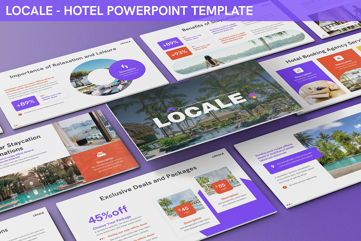 Locale - Hotel Powerpoint Template, a Presentation Template by SlideFactory (Photo 1 of 4)