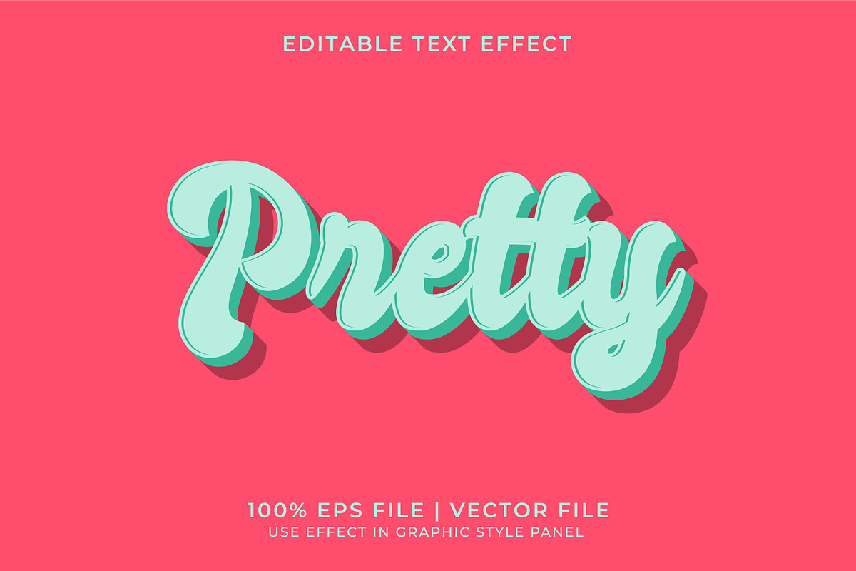 Pretty Text Effect Bundle, a Layer Style Add-On by WM48 Shop (Photo 2 of 7)